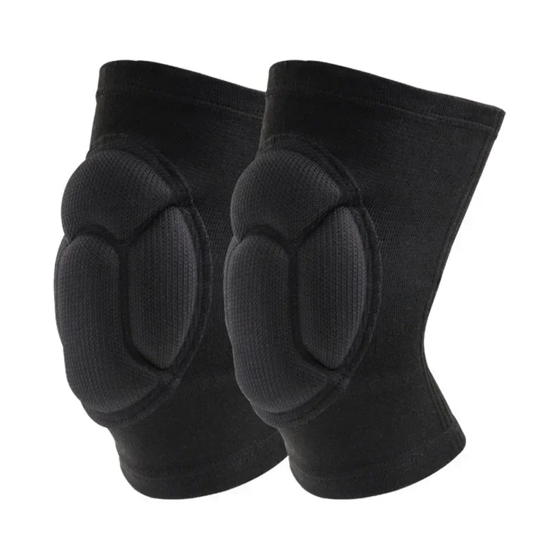 1 Pair Sports Thickening Knee Pads Volleyball Extreme Sports Kneepad Brace Support Dancing Anti collision Elastic Knee Protector,knee pad,knee support,knee brace,knee wraps,protective gear set
