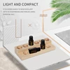 11 Holes Wooden Essential Oil Tray Handmade Natural Wood Display Rack Demonstration Station For 5-15Ml Bottles 4