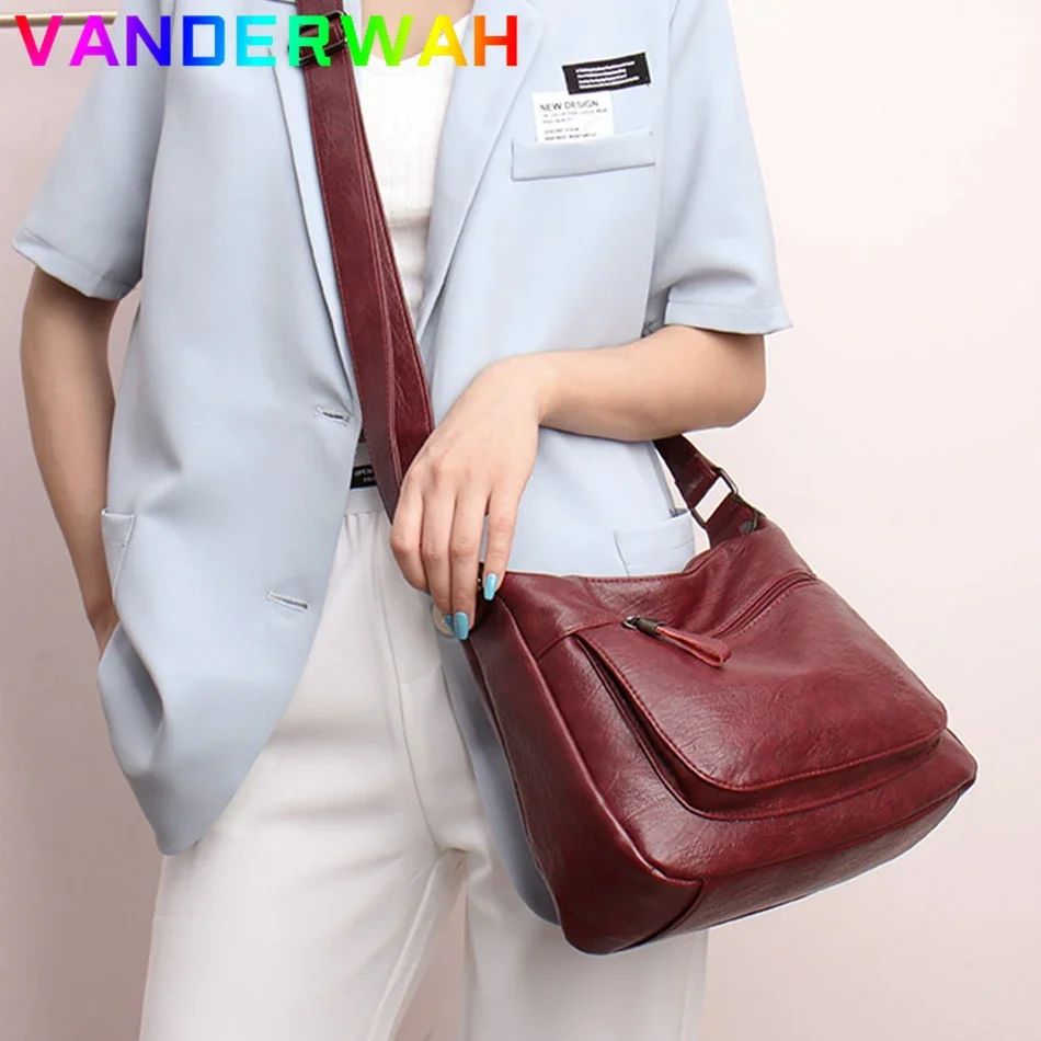 Shoulder bag Ladies handbag Crossbody bag Leather Tote for Ladies Luxury Casual Women Designer Shoulder Crossbody Sac