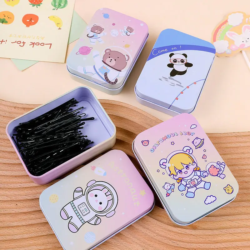 Cartoon Decorative Tin Storage Box for Jewelry, Candy, Coins, and Small Items