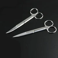 Professional 304 Stainless Steel 14CM Surgical Scissors Small Nail Tools Eyebrow Nose Hair Cut Manicure Makeup Accessories 2