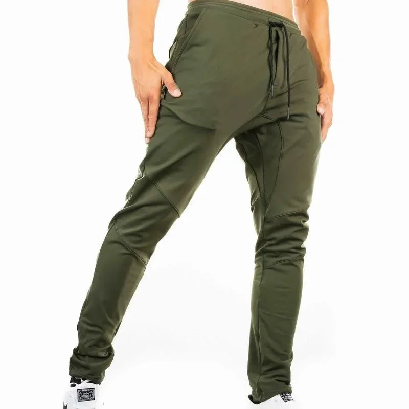 Fitness Men's Sports Long Trousers Running Leggings Casual Deep Squat Pants Training Gym Trousers Comfortable Breathable