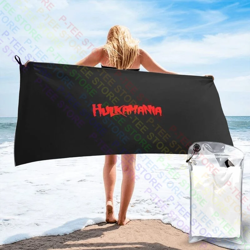 Hulk Hogan Hulkamania Asciugamano Ad Asciugatura Rapida Moda Accappatoio Coperta Da Spiaggia