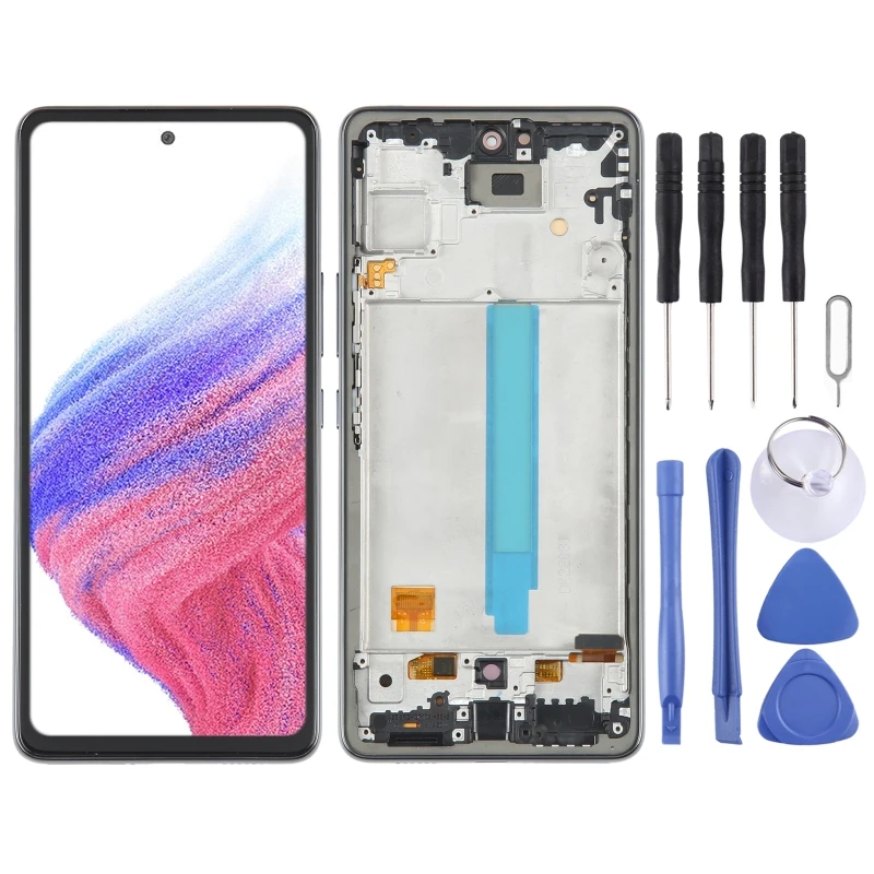 

For Samsung Galaxy A53 OLED LCD Touch Screen Digitizer For Samsung Galaxy A53 5G SM-A536 Digitizer Full Assembly with Frame