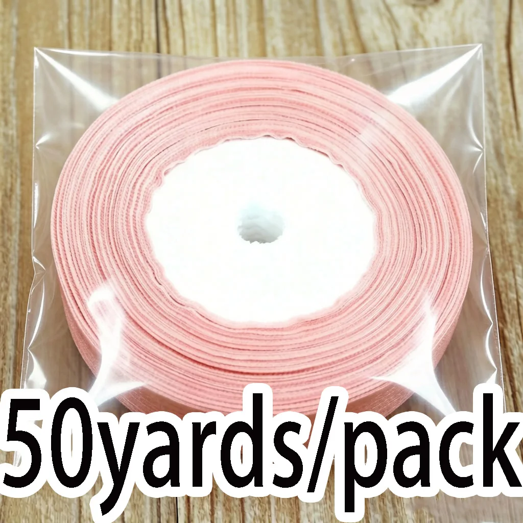 Organza Ribbon - 1/2 Width, 50 Yards - Perfect for Gift Wrapping, Crafts, Hair Accessories, and Jewelry Design