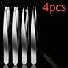 4pcs Set Professional Tweezers Set Perfect For Eyebrow Hair Removal Splinter Very Effortless and Relaxed to Remove 5 4pcs Set Professional Tweezers Set Perfect For Eyebrow Hair Removal Splinter Very Effortless and Relaxed to Remove 5