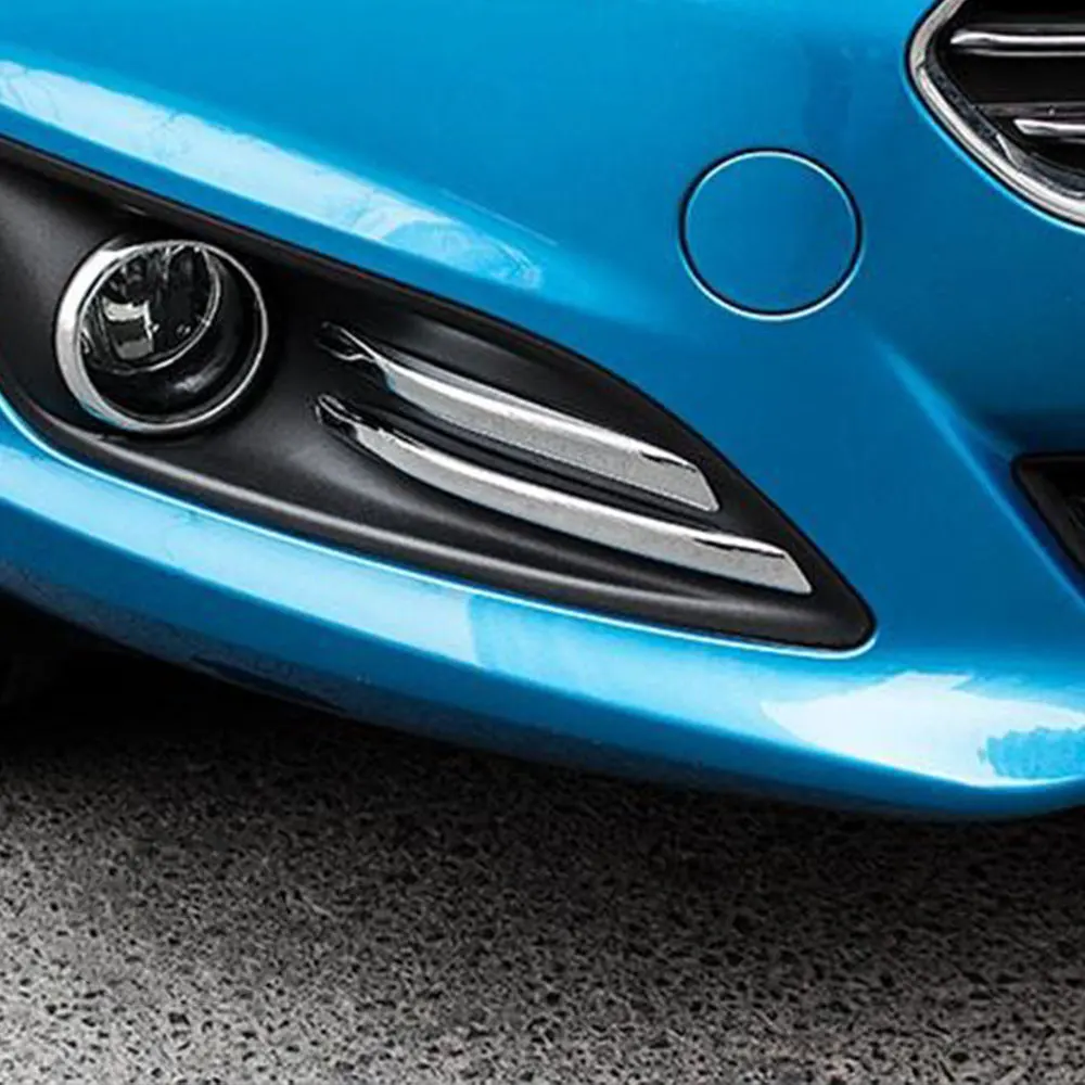 Front Fog Light Trim Decorative Frame and Sticker Cover Accessories