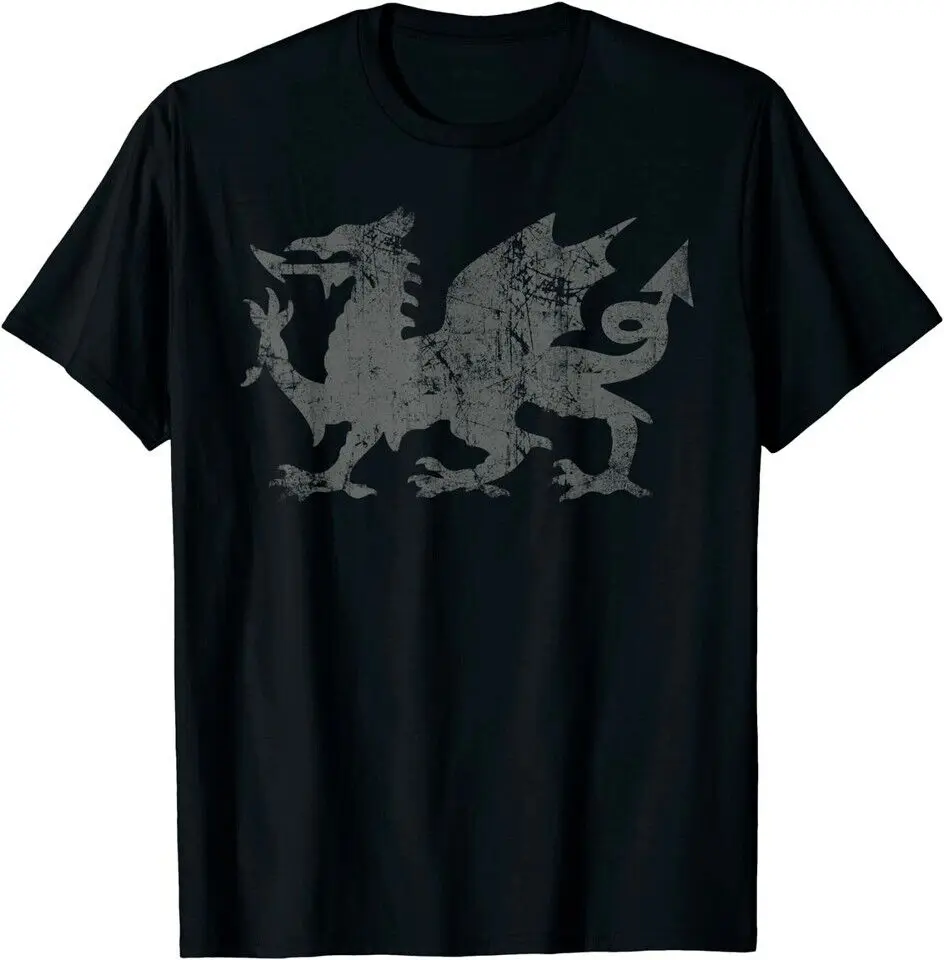 

Новый ограниченный валлийский флаг Heraldry Dragon Welsh soccer St David's day футболка с надписью Wales