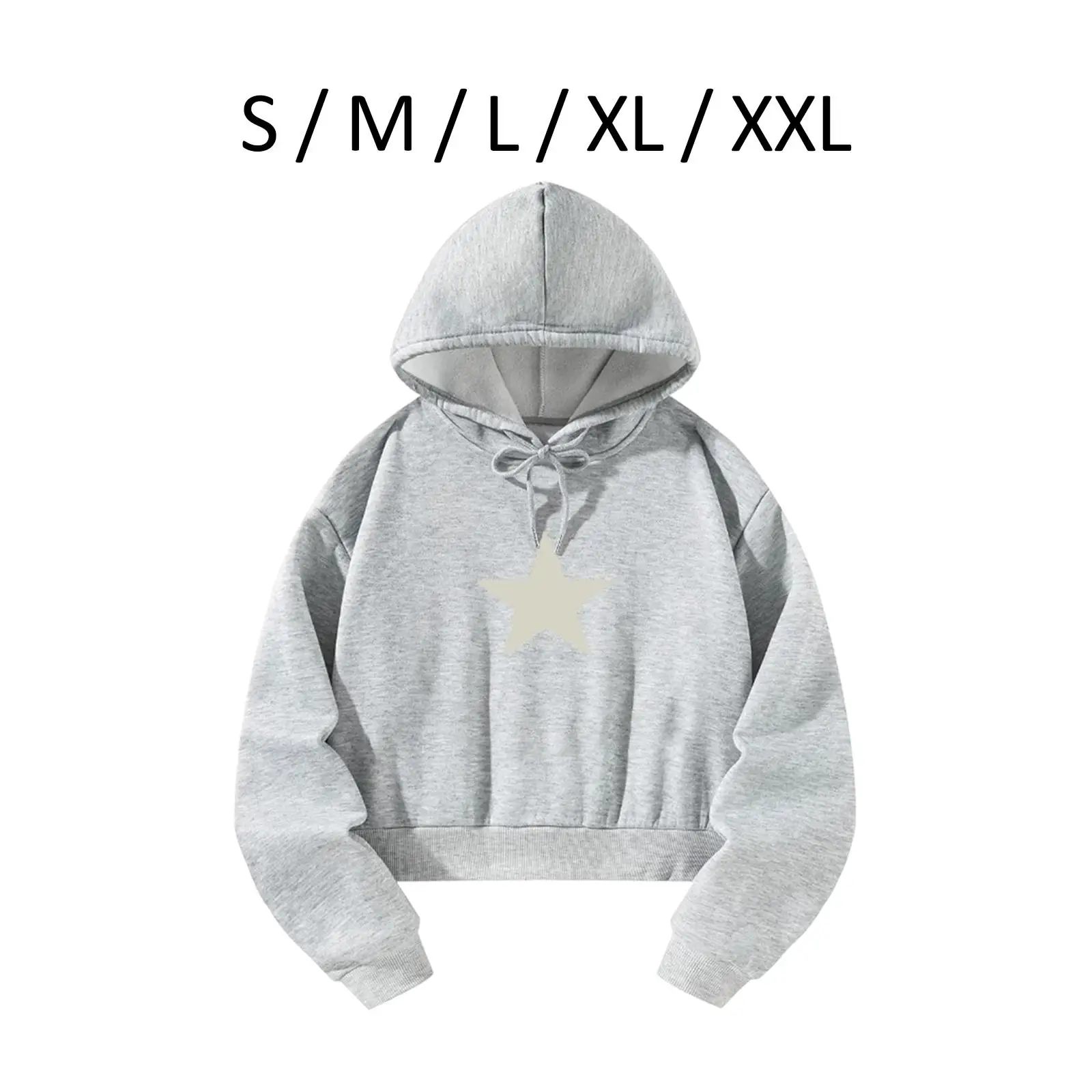 여성용 긴팔 후드티, 부드럽고 편안한 의상, 크롭 맨투맨, 데일리 웨어, 스포츠 워킹 쇼핑 거리 기념품