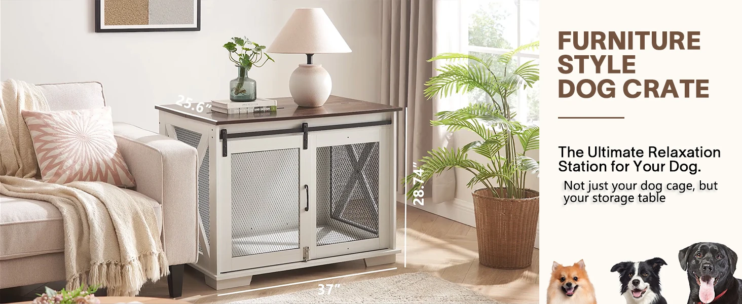 Bedroom liveroom Furniture Dog Crate 