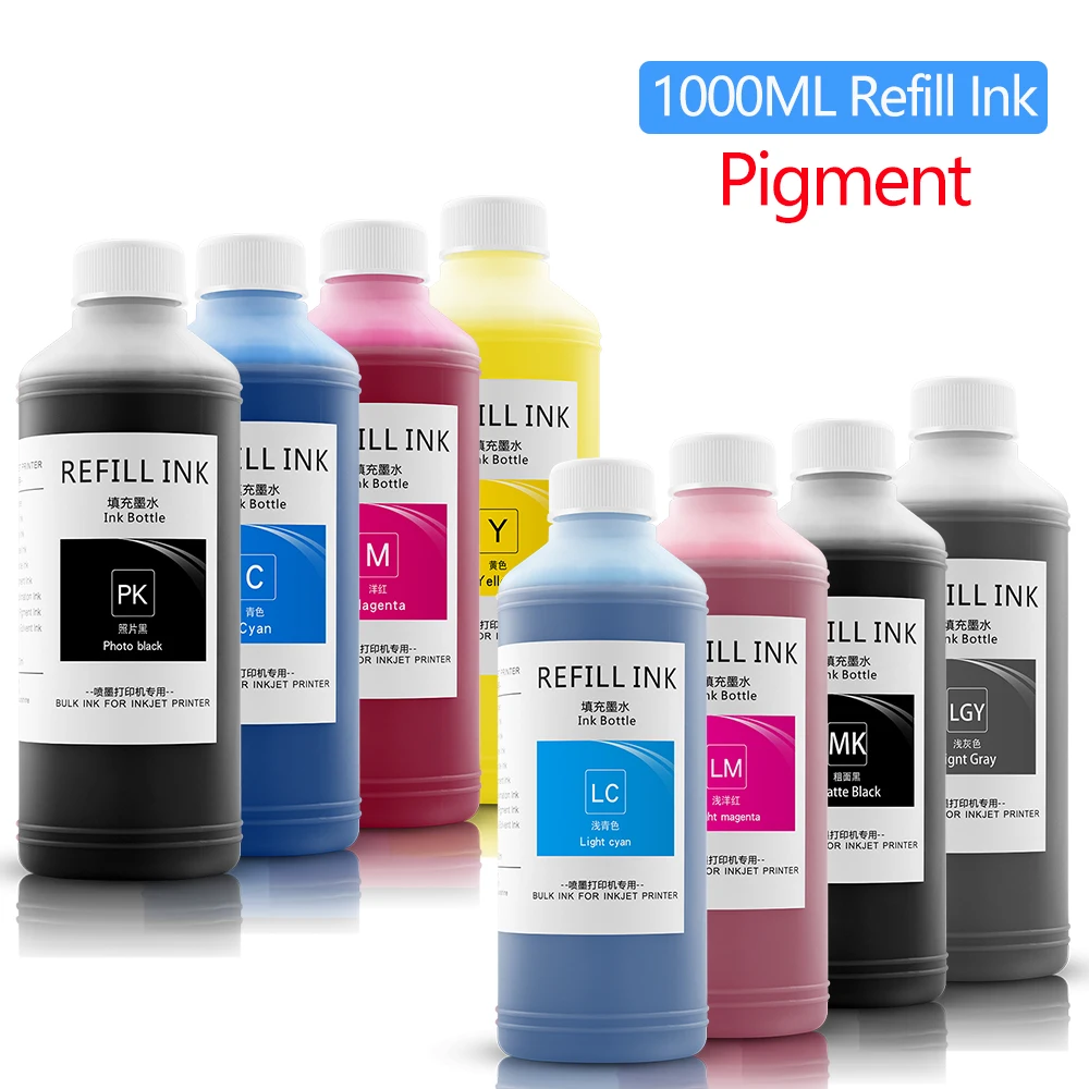 

Чернильный картридж 1000ML * 8 Водонепроницаемый пигмент чернила 91 для струйного принтера HP Designjet Z6100 Z6100ps