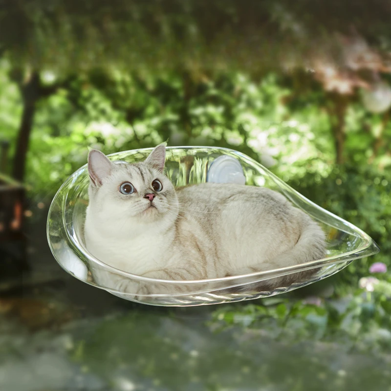 

New Suspended Cat Hammock Window Glass Summer Suction Cup Suspended Sun Dryer Cat Hammock Climbing Frame Cat Nest