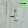 40/80/160 Sheets Transparent Sticky Notes Self-Adhesive Reading Annotation for Books Notepad Bookmarks Memo Pad Index Tabs 5