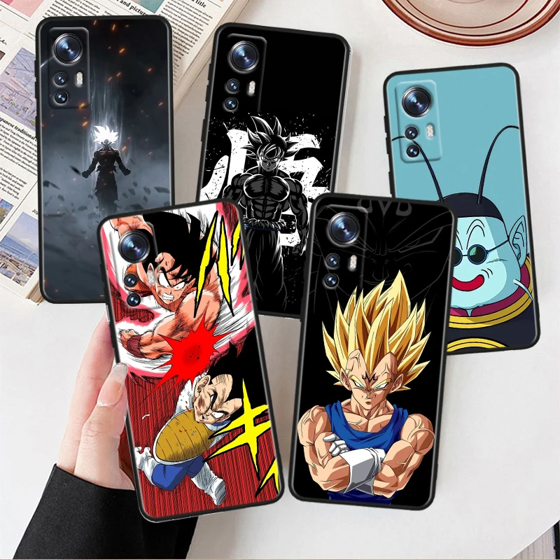 Dragons Balls Anime Per Xiaomi Mi 13 12T 12S 12X 11I 11X 11T Play Hypercharge Lite Ultra Pro Custodia Morbida Nera Per Telefono