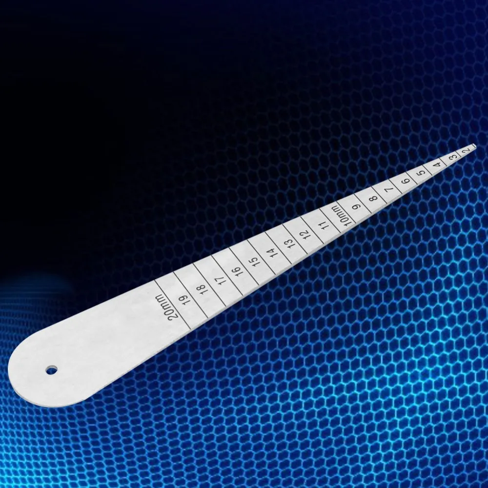 스테인레스 스틸 필러 룰러 1/16-3/4(2-20mm) 1mm 정확도 필러 게이지 미터법 및 영국식 미니어처