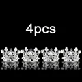 4pcs silver