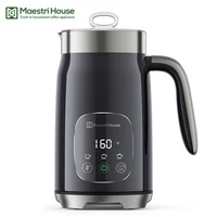 Maestri House Milk Frother Electric Hot and Cold for Making Latte Cappuccino Coffee Frothing Foamer Adjustable Thickness 1