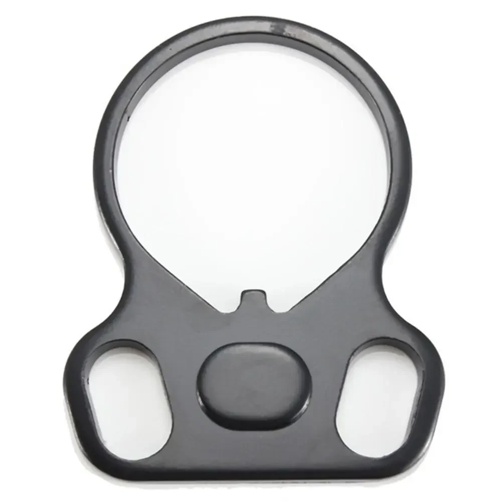 Description Picture 4 of itemTactical Rifle End Plate Sling Adapter Dual Loop Ambidextrous One Single Point Sling Mount For AR-15 M4 Hunting Gun Accessories