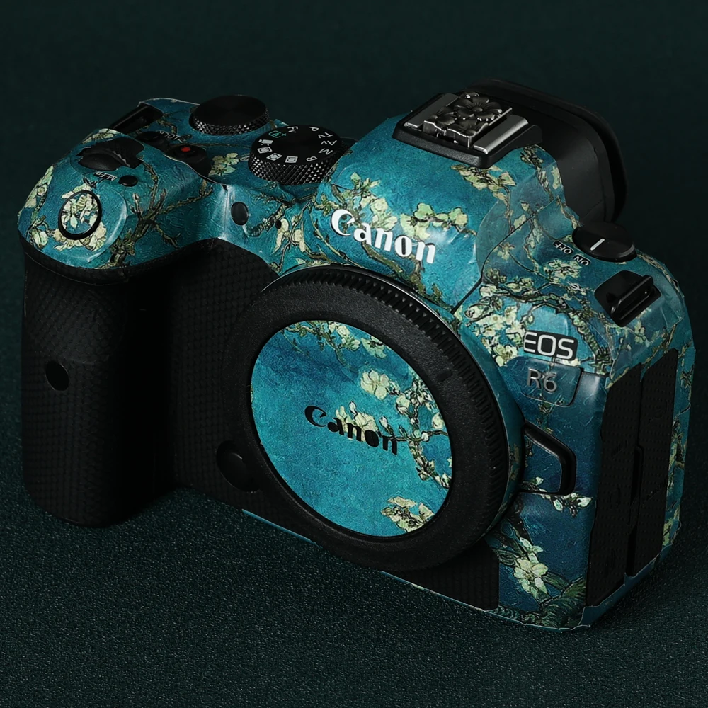 rutschfest Kiwifotos Anti-Kratz-Schutz-Aufkleber für Canon EOS R5 Kamera Tarnmuster 