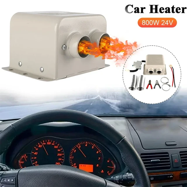 Window Defroster For Car 12V/24V Rotatable Windshield Demister Heater For  Auto Portable Winter Car Accessories