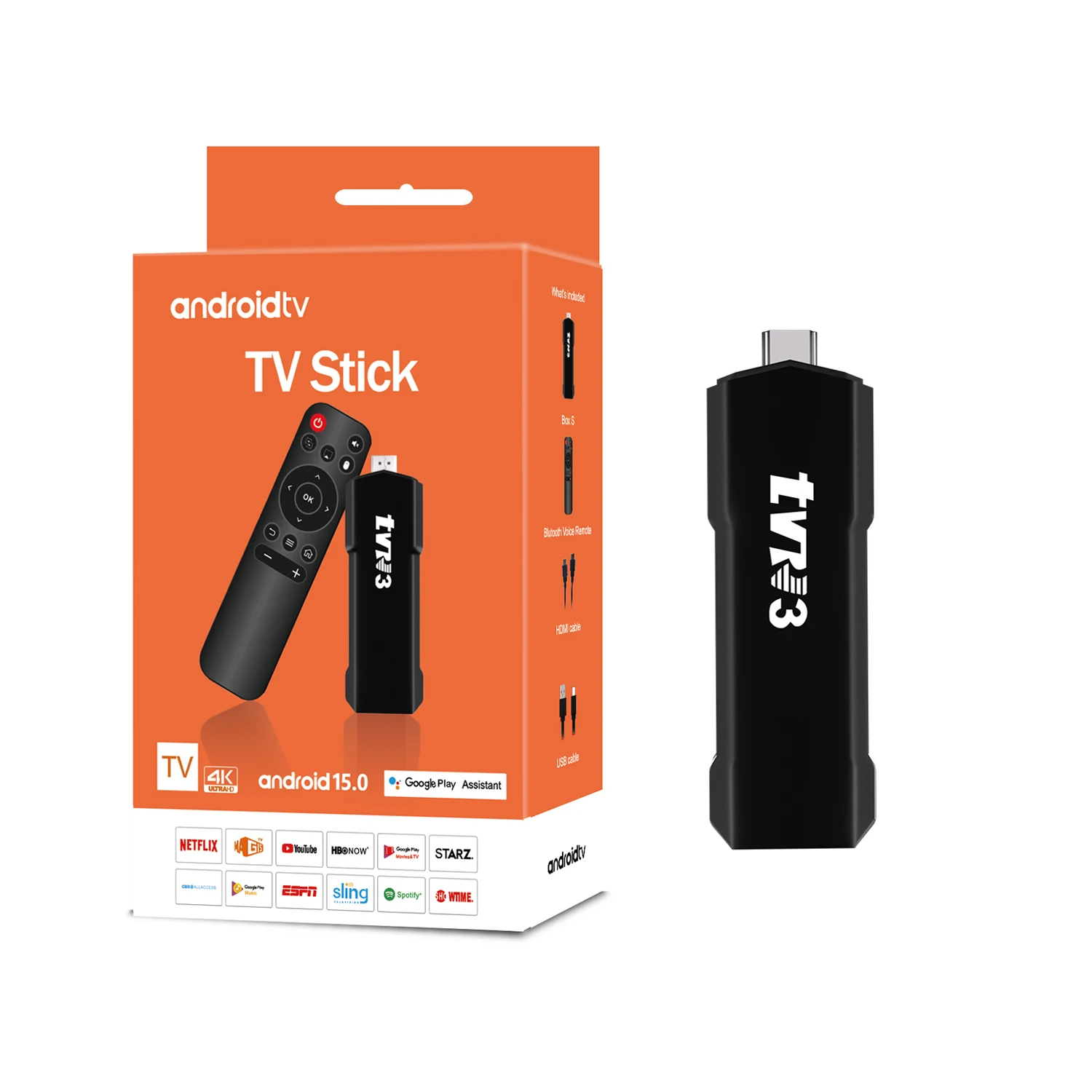 מקל טלוויזיה חכם רב ליבתי מקל טלוויזיה אנדרואיד 2.4/5G Wifi נגן מדיה ביתי 4K סטרימינג מקל טלוויזיה 1GB 8GB