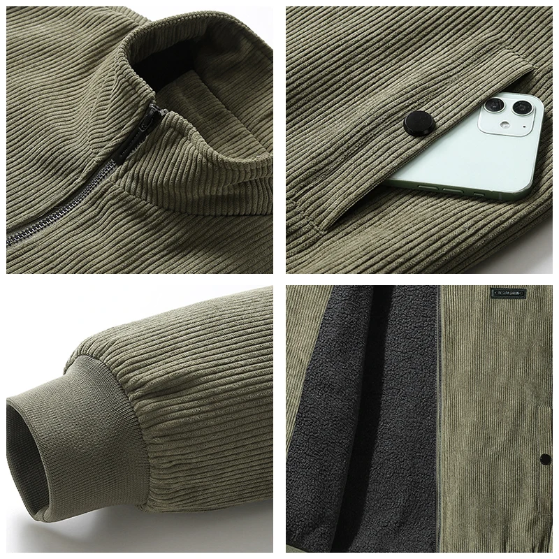 Men 2023 Winter Windproof Fleece Thick Warm Jacket Men Fashion Outdoor Coat Men Autumn Brand Outwear Classic Casual Jacket Men