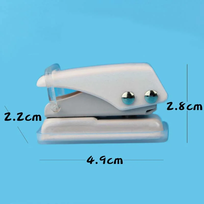 Single Ring Mini Hole Punch 1 Hole Cute Paper Punch Portable Round Puncher Kawaii Office School Binding Supplies Stationery