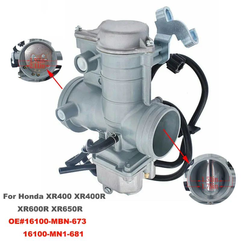 ForHondaXR400XR400RXR600RXR650RCarburetor16100MBN673