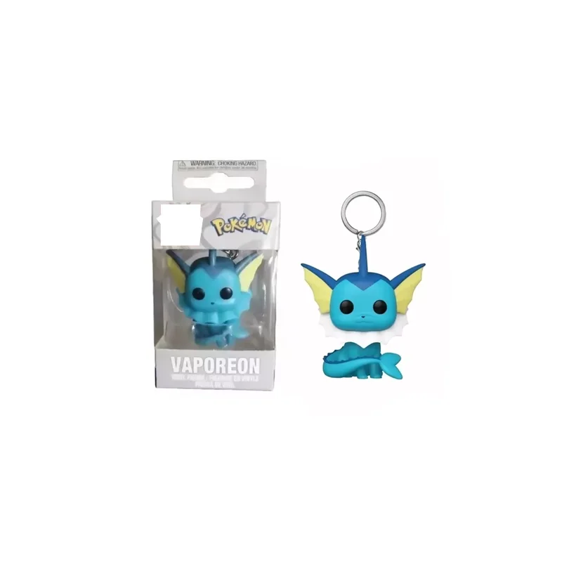 New Pokemon Pikachu Keychains Anime Charmander Squirtle Mewtwo Action Figure Toy Keyring Car Backpack Pendant Kids Birthday Gift