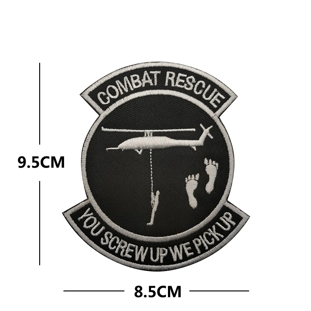 Tactical Rescue Star of Life Embroidered Patch - Paramedic First Aid Emblem