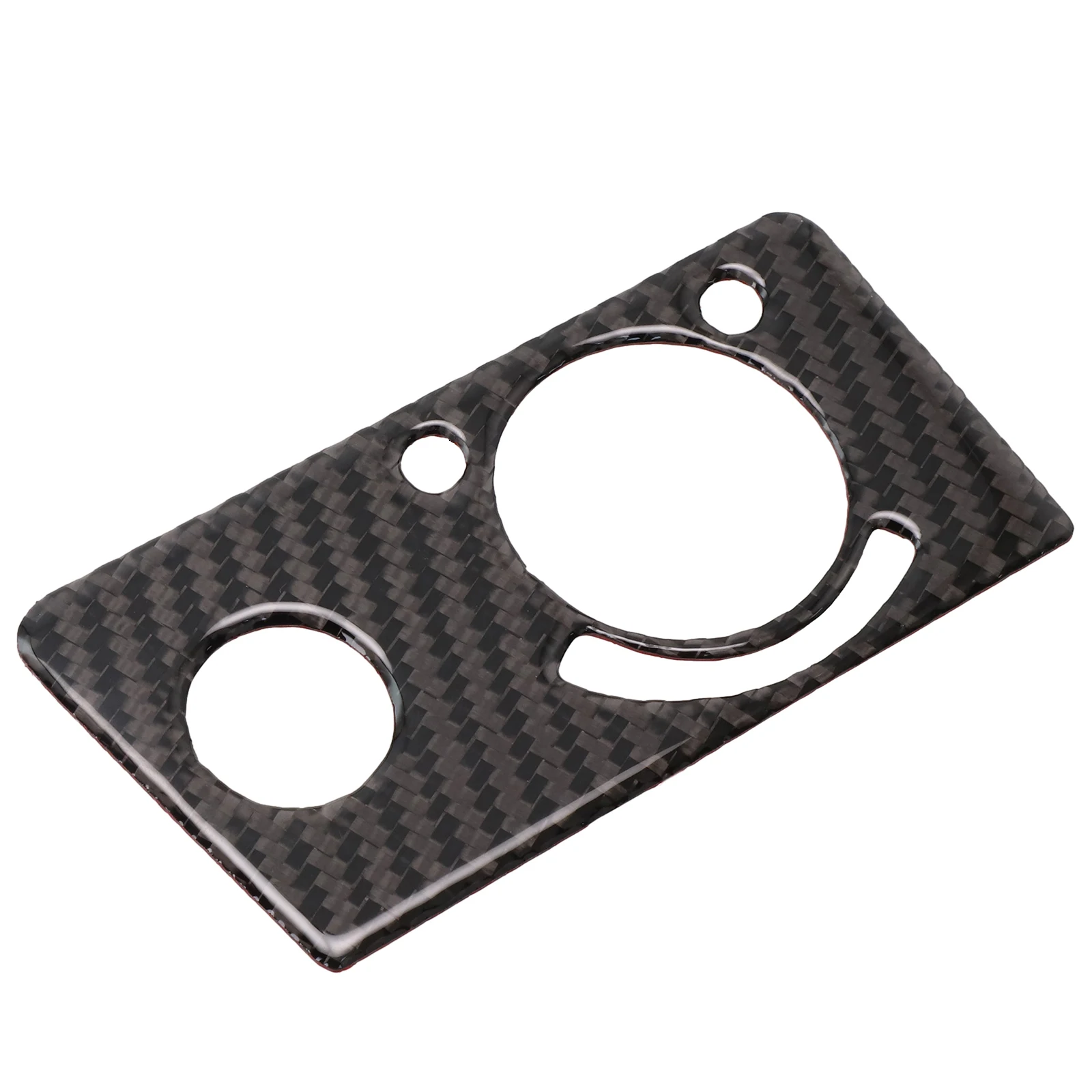 

For Mercedes E-Class W211 Cover Trim Panel Cover 1pcs Accessories Black Headlight Knob Parts Real Carbon Fiber