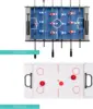4-in-1 Multi Game Table, Childrens Combination Arcade Set for Home, Play Room, Rec Room w/Pool Billiards, Air Hockey, Foosball 4