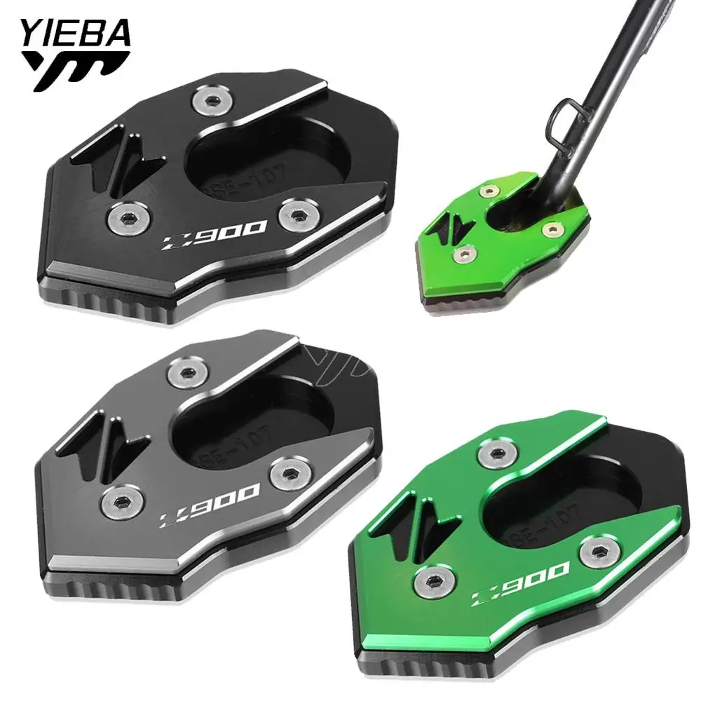 

For Kawasaki Z900 Z900RS Z 900 RS 2017 2018 2019 2020 2021 Motorcycle CNC Side Kickstand Stand Extension Enlarger Plate Parts