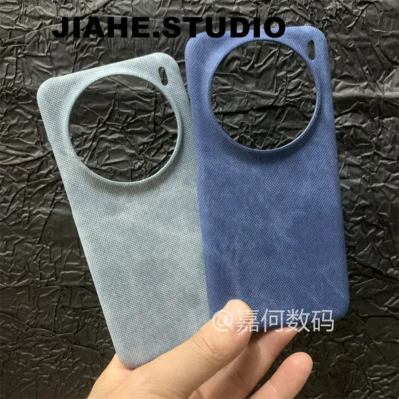 Shockproof Cowboy Cloth Texture Phone Case - Hard Protective Cover with Anti-Fall Design
