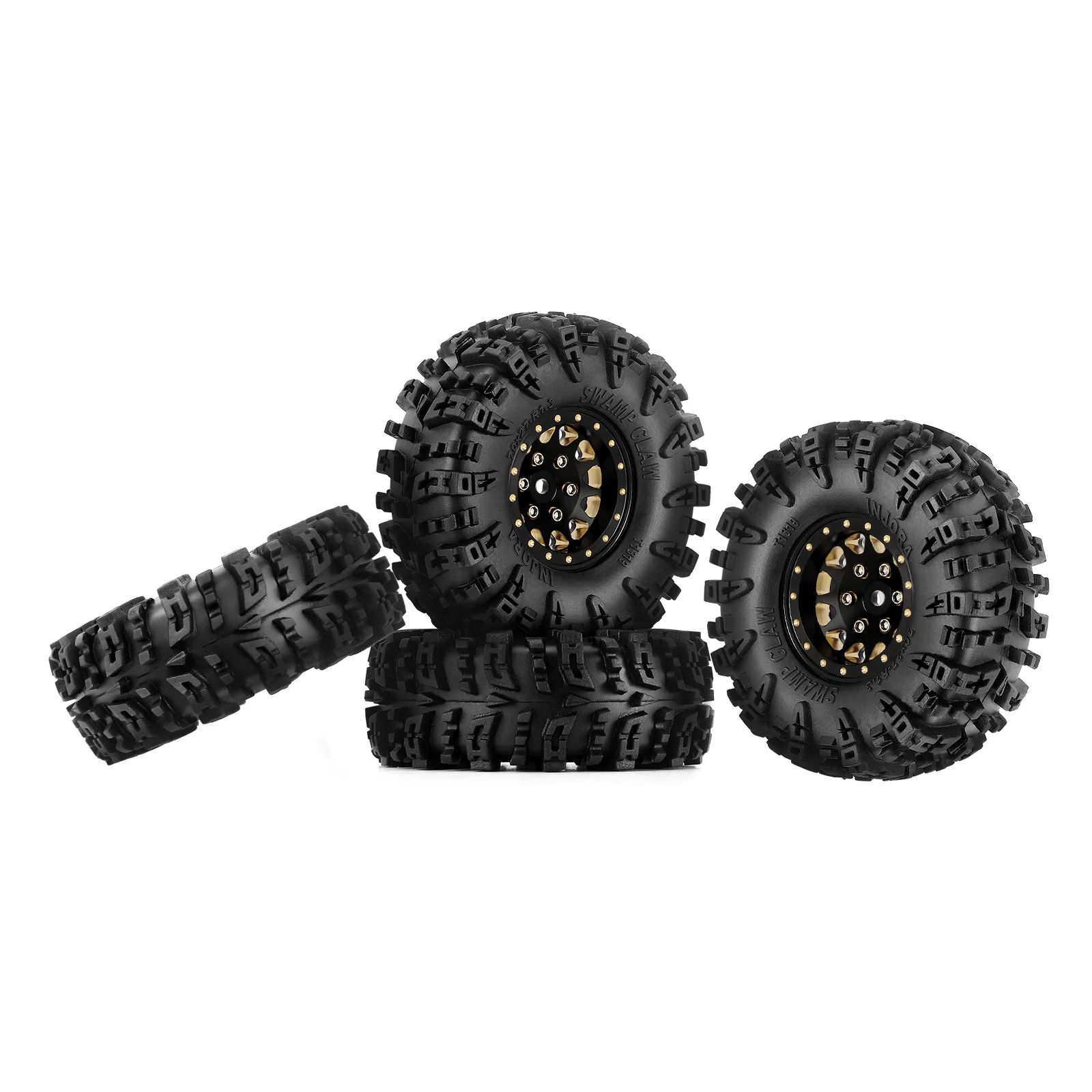 クローラー系　タイヤホイールセット Amazon | 4ピース RC 1.9 クローラー 泥タイヤ オフロード