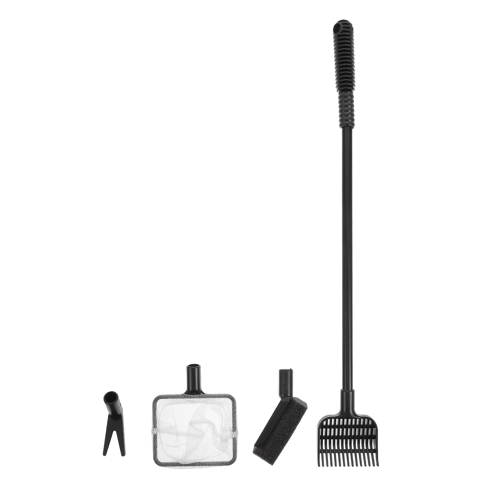 

Fish Tank Cleaning Brush Aquarium Equipment Tool Moss Cleaner 4 1 Gravel Instruments Sponge Plastic Algae Rake Tools