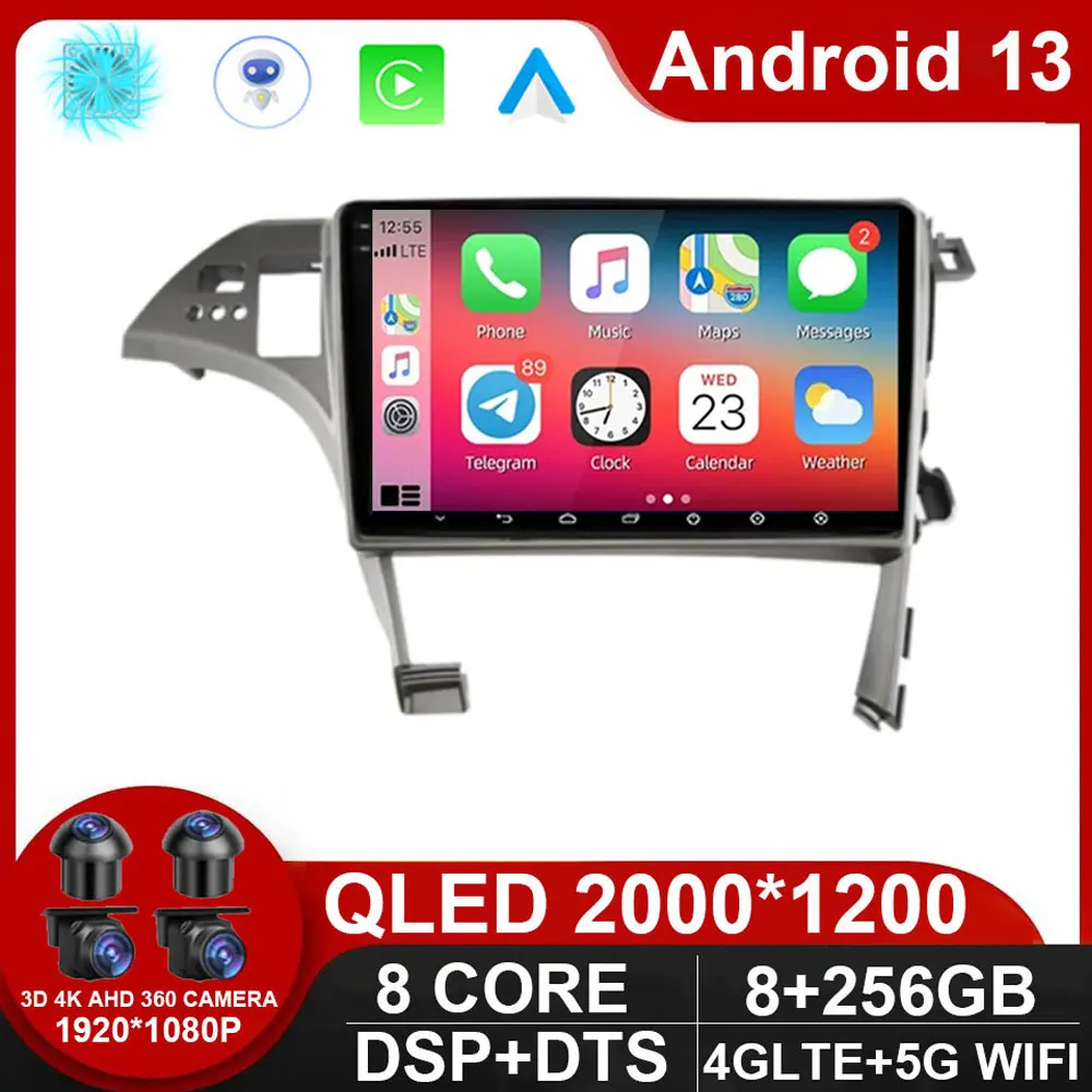 

10" Android 13 Player For Toyota Prius XW30 2009 2010 2011 2012 2013- 2015 LHD Carplay Car Head Unit Radio Stereo Multimedia GPS