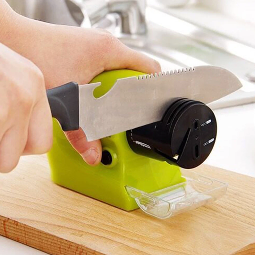 Electric Multi function Whetstone Fast Knife Sharpener Home Kitchen