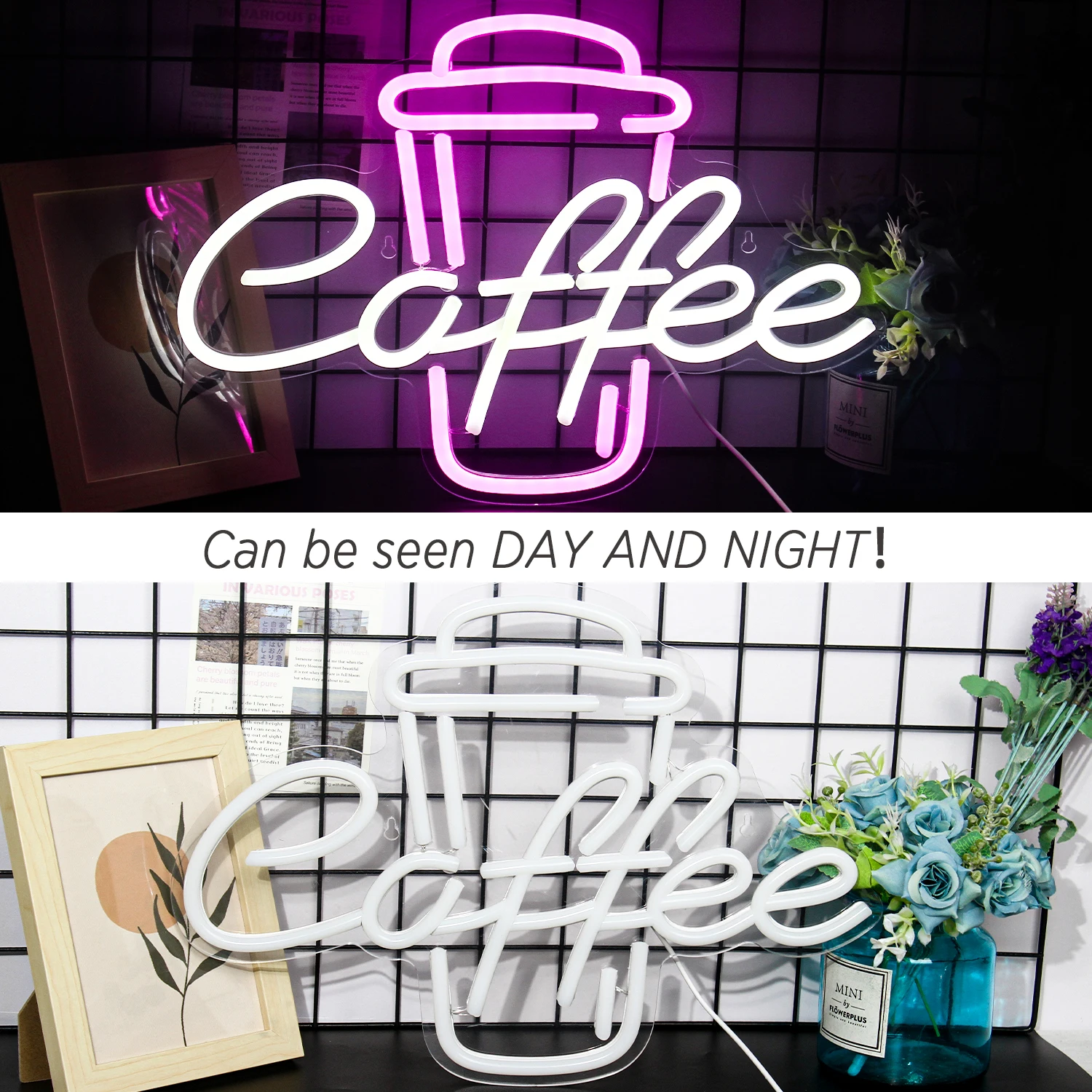 Tanie Ineonlife lampa neonowa filiżanka kawy świecące LED znak wesele sklep sklep