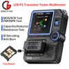 LCR-P1 Transistor Tester Multimeter Diode Triode Capacitance Resistance Meter LCR ESR NPN PNP MOSFET SMD Multifunction Tester 2