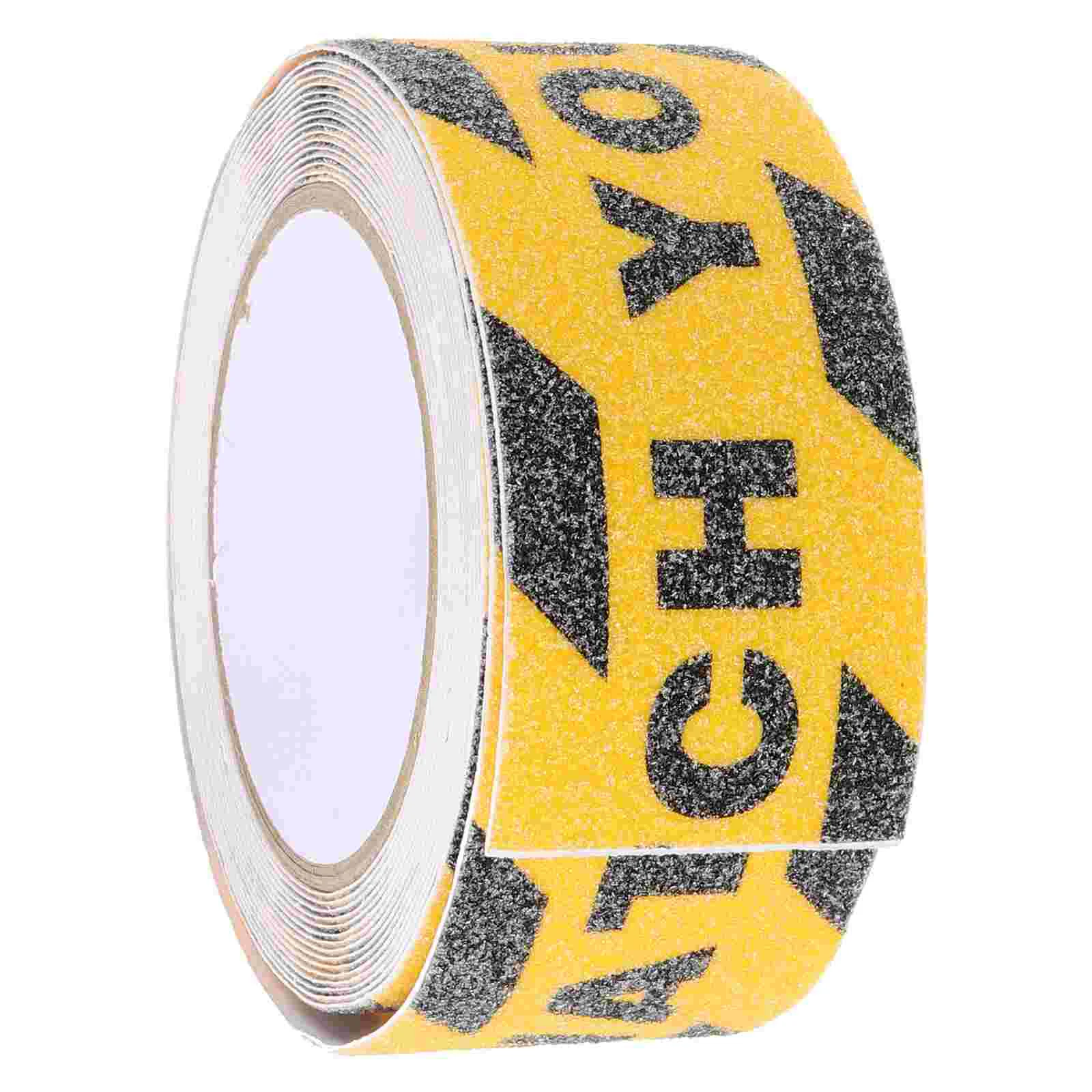 

1 Roll Watch Your Step Stickers Adhesive Floors Warning Decals Warning Tapes Anti-slip Warning Stickers