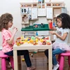 120pcs Assorted Toys Deluxe Pretend Food Value Play Kitchen Fruit Vegetable Food Jar Dessert Tableware Bottle Plastic Play Toys 2