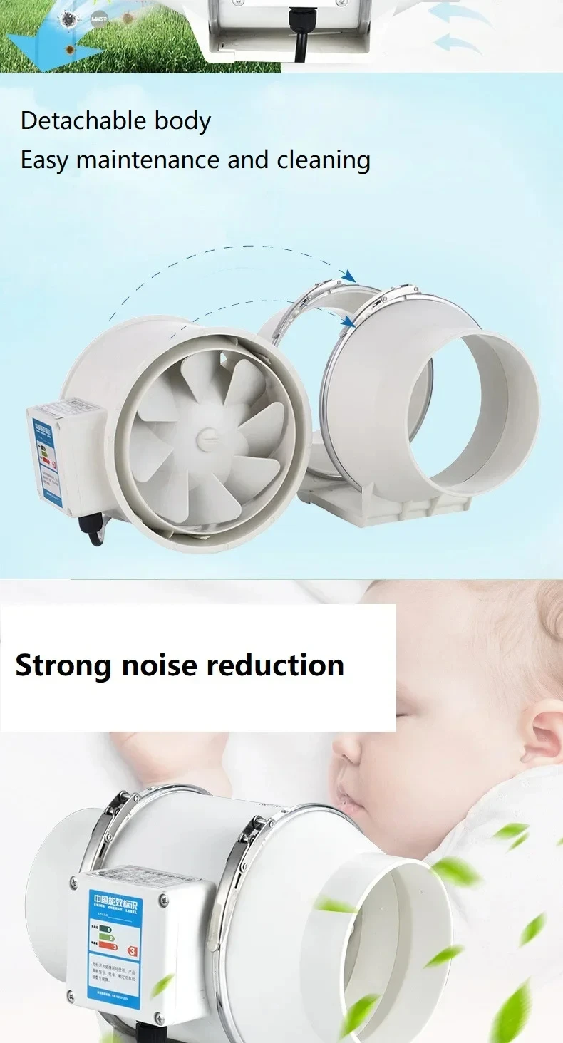 Exhaust Fan Home Mute Inline Duct Fan Bathroom Exhaust Fan Ventilation Equipment Kitchen Bathroom Wall Mounted Air Purifying Ve 7 küchexyz.de S672c832f372f4eb69f71342f47d36b31i küchexyz.de Best Price | Fast Delivery |Quality Product Exhaust Fan Home Mute Inline Duct Fan Bathroom Exhaust Fan Ventilation Equipment Kitchen Bathroom Wall Mounted Air Purifying Ve