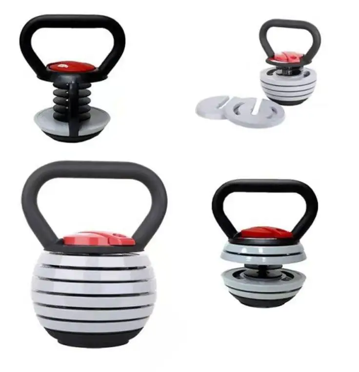 Manubri Regolabili Per L'Allenamento Della Forza Muscolare Con Kettlebell