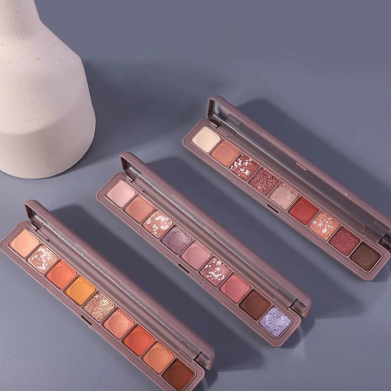 Fashion Eyeshadow Palette 9 Colors Matte Eyeshadow Palette Glitter Eye Shadow Makeup Earth Color Nude Beauty Cosmetics