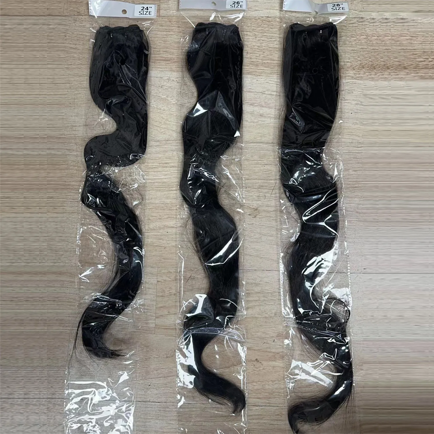 28 30 Inch 1/3/4 Pcs Human Hair Bundles Natural Black Brazilian Hair Weave Bundles Straight Extensions Double Drawn