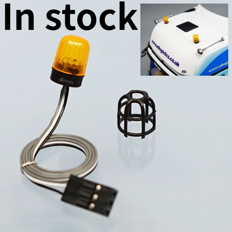 

RC Model Car Warning Light Excavator Light Tamiya Tractor 1/14 360° Rotating Light Engineering Car Light Car Accessories