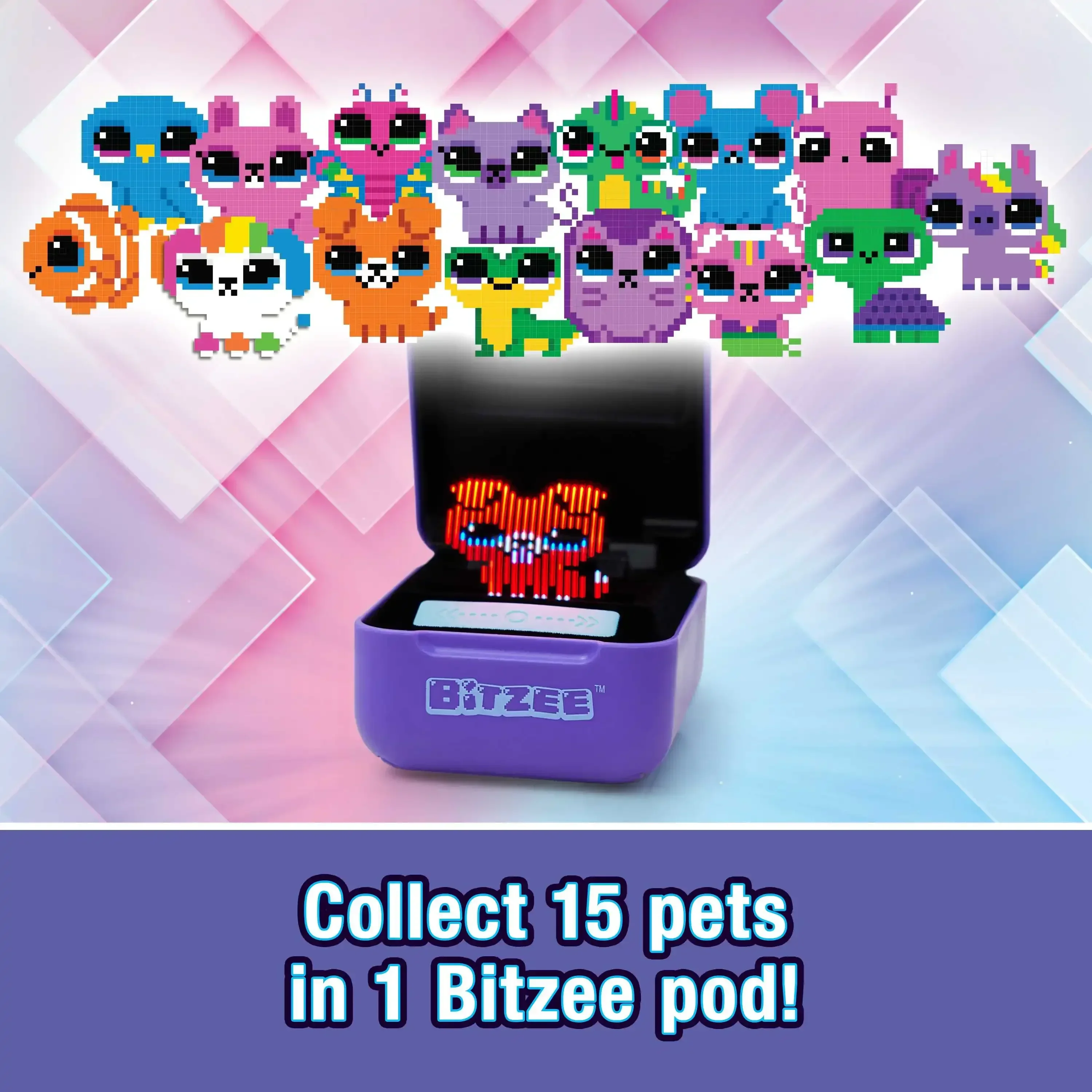 Original Bitzee Interactive Digital Pet Toys Spinmaster Electronic Digital Pets Virtual Games Smart Tamagotchi Kids Toy Robot