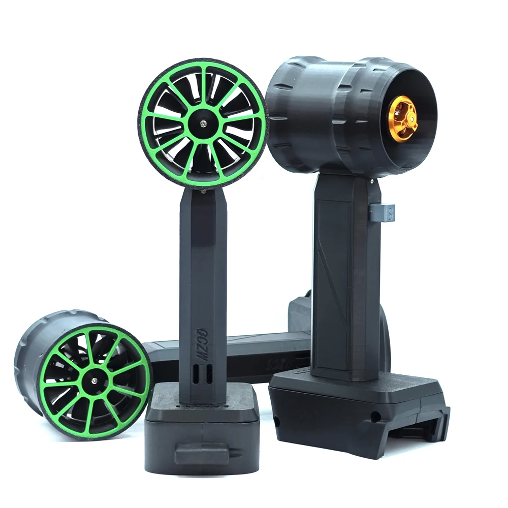 

High Power Turbo Fan 50mm Brushless Motor Jet Fan 1000g Thrust Handheld Dust Blower for Milwaukee/Dewalt/Makita 18V 21V Battery