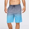 Gradient Swimming Trunks Mens Beach Pants Hot Spring Summer Holiday Shorts Lace Up Pocket Elastic Rise Shorts For Man шорты 3
